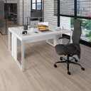 Ver imagem 1 de Plataforma 2 Pessoas 1,70m X 0,70m Pés Metal F5 Office Cor:branco