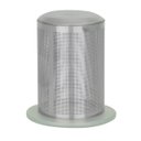 Ver imagem 4 de Garrafa Garrafinha Vidro Com Infusor Inox Chá Água 550ml:Cinza
