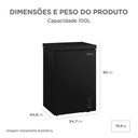 Ver imagem 4 de Freezer Mdrc Horiz Inver 151 100l Midea