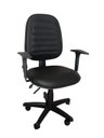 Ver imagem 4 de Cadeira Escritório Ergonômica Executiva Work Comfort NR17 Giratória Corino Costura com Rodízios