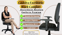 Ver imagem 7 de Cadeira Escritório Ergonômica Executiva Work Comfort NR17 Giratória Corino Costura com Rodízios