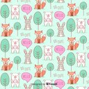Ver imagem 2 de Papel de Parede Infantil - Animais 2 Arte Destaque 2 Metros
