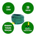 Ver imagem 3 de Mangueira Jardim 20m Reforçada Trançada - Hiperplast Pvc