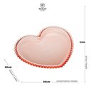 Ver imagem 5 de Prato de Cristal Coração Pearl Rosa 28453 - Wolff