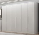 Ver imagem 1 de Guarda Roupa Casal Royal 6 Gavetas Novo Horizonte Neve
