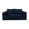 Sofá Modular Rute 2 Lugares em Bouclé Azul Escuro - 1