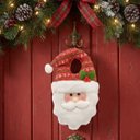 Ver imagem 2 de Enfeite Natalino de Papai Noel em Poliéster para Portas e Paredes