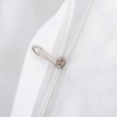 Ver imagem 2 de Capa Duvet Percal para Edredom Casal 220x240cm - Branco C/ Zíper + Fronha FASTLAR Capa Duvet Casal