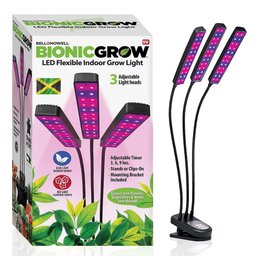 Luminaria Lampada de Cultivo Plantas Interno com Temporizador Led Ultravioleta Grow Indoor Estufa Uv - 2