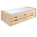 Ver imagem 2 de Bicama Solteiro em Madeira Maciça