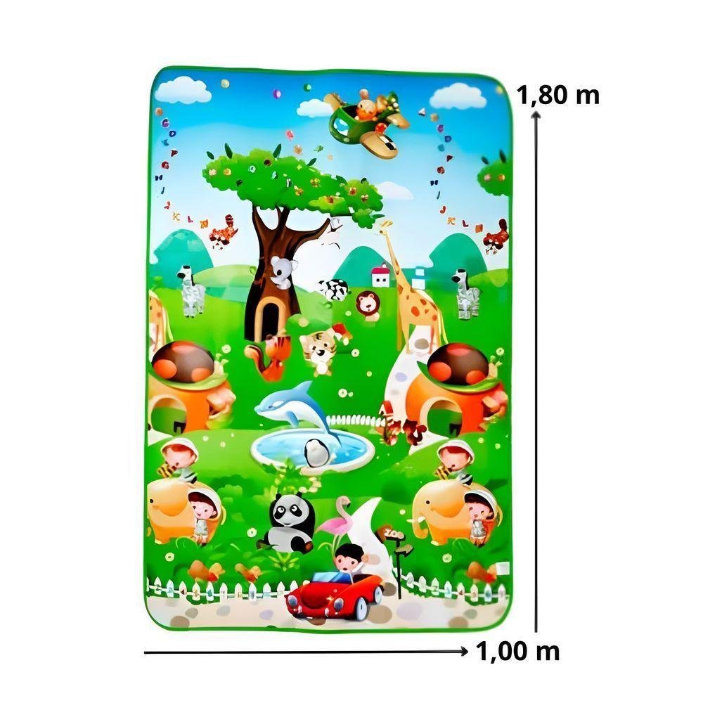 Tapete Térmico Infantil Atividades Animais 100cm X 180cm - 2