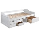 Ver imagem 4 de Cama Roma 90x190cm Madeira Maciça Branco