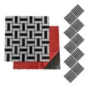 Ver imagem 4 de Pastilha de Vidro Kit 10 Uni Adesiva Parede Cozinha Banheiro Sala Decorativa Moderna Requintado Refo