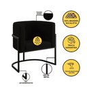 Ver imagem 5 de Poltrona Cadeira Decorativa Lua Base de Ferro Black Preto