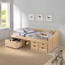 Ver imagem 1 de Cama Maxima 90x190cm Madeira Maciça Amarelo