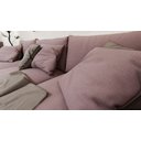 Ver imagem 3 de Poltrona Pétala Base em Linho:09-rosê Pés Madeira Claro