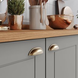 Cozinha Completa 7 Peças 100% Mdf com Tampo Americana - 6