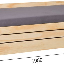 Tri Cama Lotar 2 90x190cm Madeira Maciça - 3