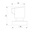 Ver imagem 1 de Kit com 3 Acabamento de Registro Base Reforma 1/2, 3/4, 1 Fit Celite