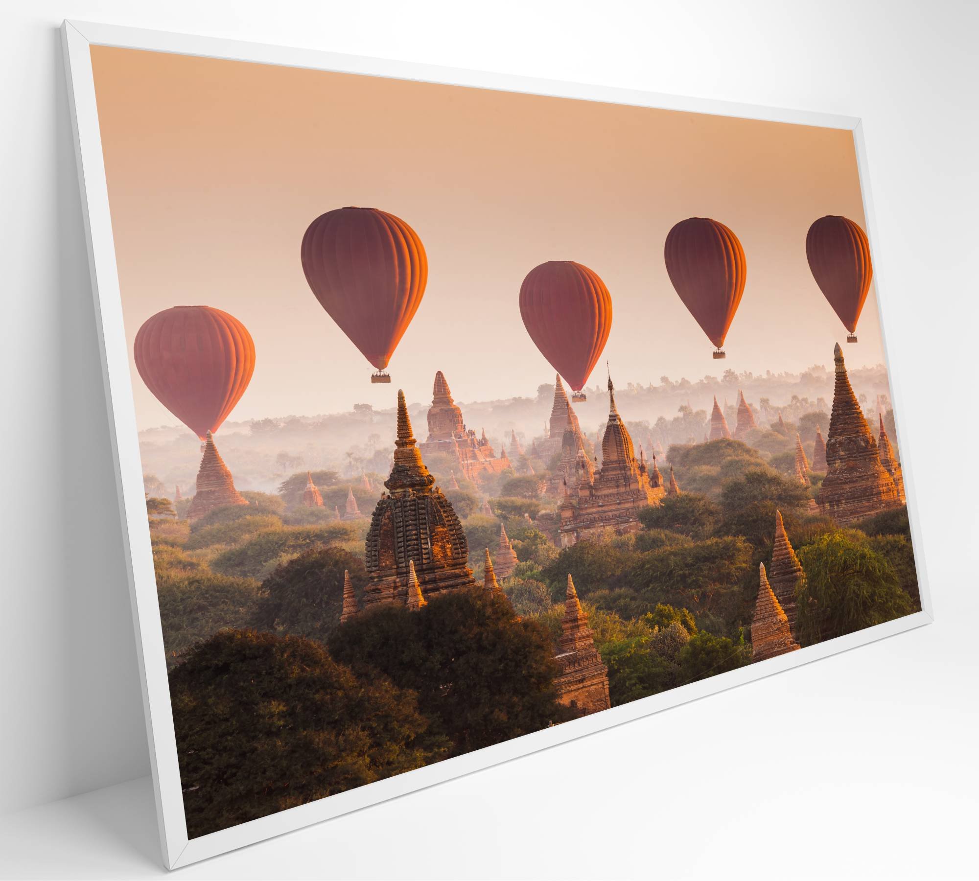 Quadro Decorativo Balões sobre Bagan Mianmar