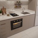 Ver imagem 2 de Forno Elétrico de Embutir Fischer Infinity 50l com Turbo Convection e 5 Funções Preto 220v