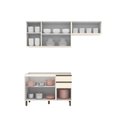 Ver imagem 3 de Cozinha Compacta 3 Peças 100% Mdf com Aéreo 3 Portas Connect
