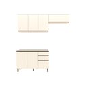 Ver imagem 4 de Cozinha Compacta 3 Peças 100% Mdf com Aéreo 3 Portas Connect