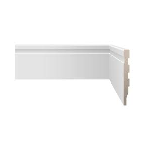 Rodape Bell Branco Frisado 70/220mm - Br