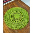 Ver imagem 4 de Toalha de Mesa Redonda Primavera Lisa 60cm Verde Pistache Artesanal