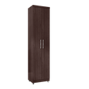 Ver imagem 3 de Armário Multiuso 2 Portas Sabrina 60cm Organizador MDP Castanho Lavanderia Quarto Cozinha