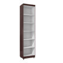 Ver imagem 2 de Armário Multiuso 2 Portas Sabrina 60cm Organizador MDP Castanho Lavanderia Quarto Cozinha