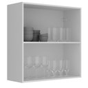 Ver imagem 5 de Armário Aéreo 2 Portas Vidro Basculantes 80cm TM1312 MDF Grazi Branco