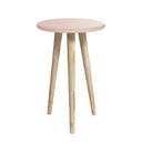 Ver imagem 6 de Dormitório Infantil Theo 3 Portas, Cômoda 6 Gavetas, Berço, Mesa de Canto Rosa Fosco com Pés Madeira