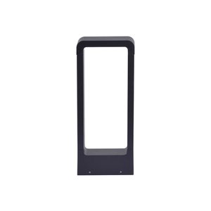 Luminária de Jardim Nordecor Ronu 2685 40cm Led 10w Bivolt Preto 3000k Luz Amarela Preto 2685