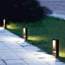 Ver imagem 4 de Luminária de Jardim Nordecor Ronu 2685 40cm Led 10w Bivolt Preto 3000k Luz Amarela Preto 2685