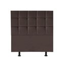 Ver imagem 1 de Cabeceira Estofada Cama Box Solteiro 100cm Espanha Suede Marrom- Mabe Magazine