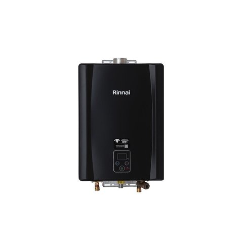 Aquecedor a Gás Digital Reu-E211 Feh (E21) 21 Litros Gn Preto Rinnai