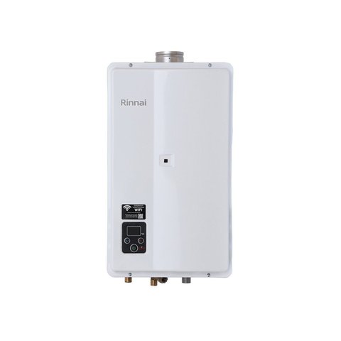 Aquecedor a Gás Digital Rinnai 27 Litros Gn Reu-E271 Feh Branco Bivolt