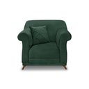 Ver imagem 2 de Poltrona Decorativa Apollo Veludo Verde 2235 - Montanaris Decor