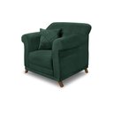 Ver imagem 1 de Poltrona Decorativa Apollo Veludo Verde 2235 - Montanaris Decor