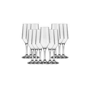 Kit 12 Taças Champanhe Buffet 186ml Nadir Figueiredo Vidro Champagne
