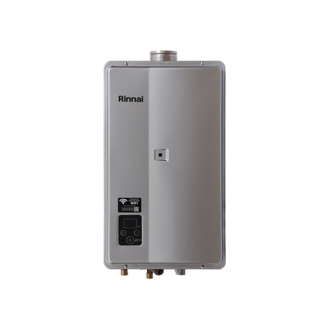 Aquecedor a Gás Rinnai Digital 27L GN Exaustão Forçada Reu-E271 Cinza Bivolt