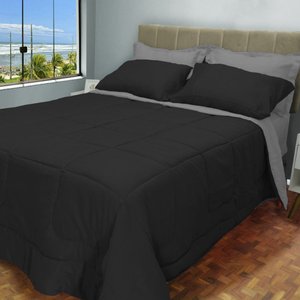 Edredom Cama Casal Queen com Jogo de Lençol Meia Estação