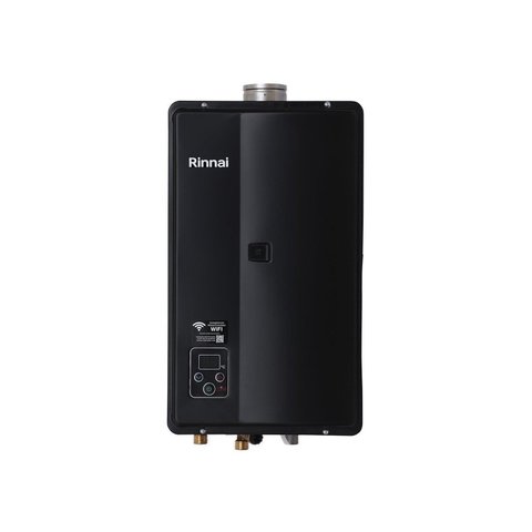Aquecedor de Água a Gás Digital Rinnai 32.5 Litros Glp Reu-E331 Feh (E33) Preto Bivolt