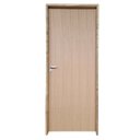 Ver imagem 3 de Kit Porta de Madeira Lisa Angelim 210x82cm Batente 18cm Uniportas Abertura Esquerda Marrom