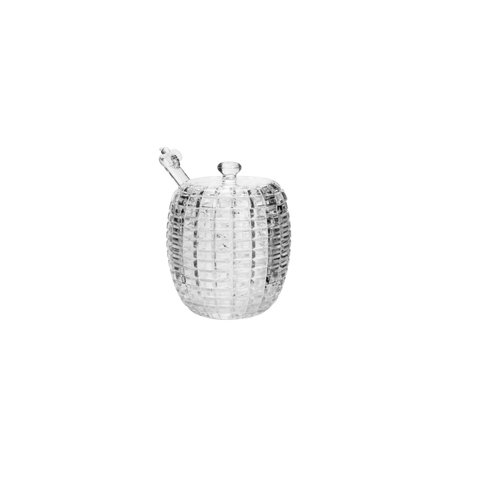 Meleira de Cristal com Pegador e Tampa Tress 210ml - Lyor
