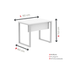 Escrivaninha 90 X 60 Cm M90/60p25tub - 4