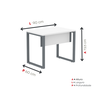 Escrivaninha 90 X 60 Cm M90/60p25tub - 4
