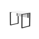 Ver imagem 6 de Escrivaninha M90/60P25TUB 90cm Industrial Branco e Preto Cinza