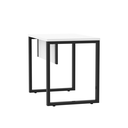 Ver imagem 7 de Escrivaninha M90/60P25TUB 90cm Industrial Branco e Preto Cinza